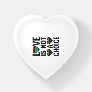 Love Is Not a Choice Rainbow Pride Vintage Shirt D Paperweight