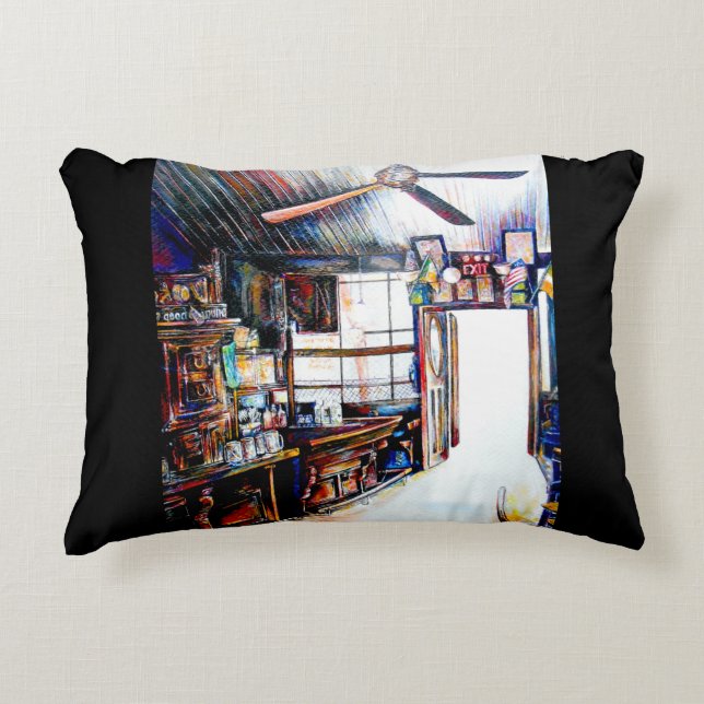 Love is Not a Wall, It's a Bridge Accent Pillow (Front)