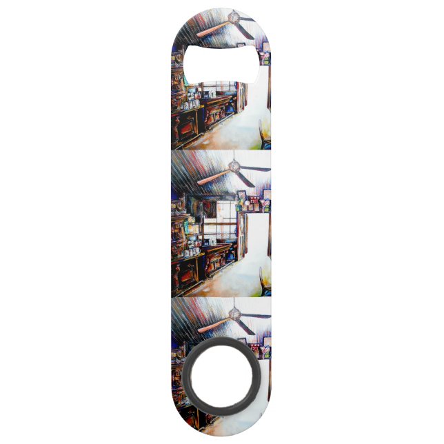 Love is Not a Wall, It's a Bridge Bar Key (Front)