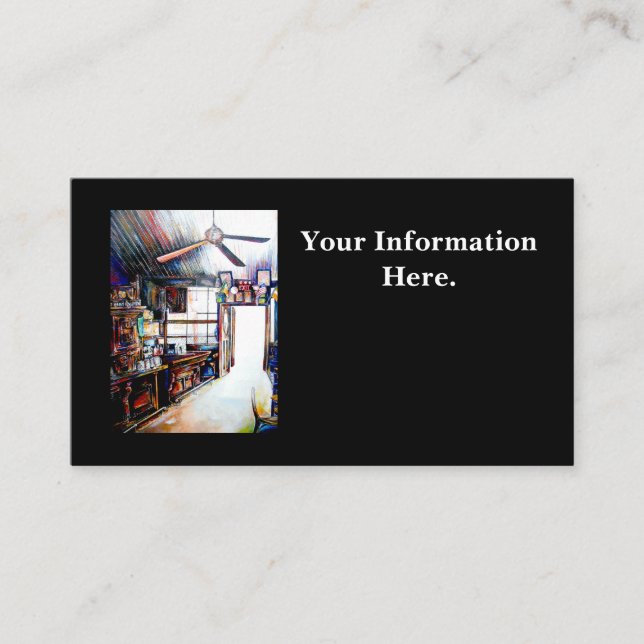 Love is Not a Wall, It's a Bridge Business Card (Front)