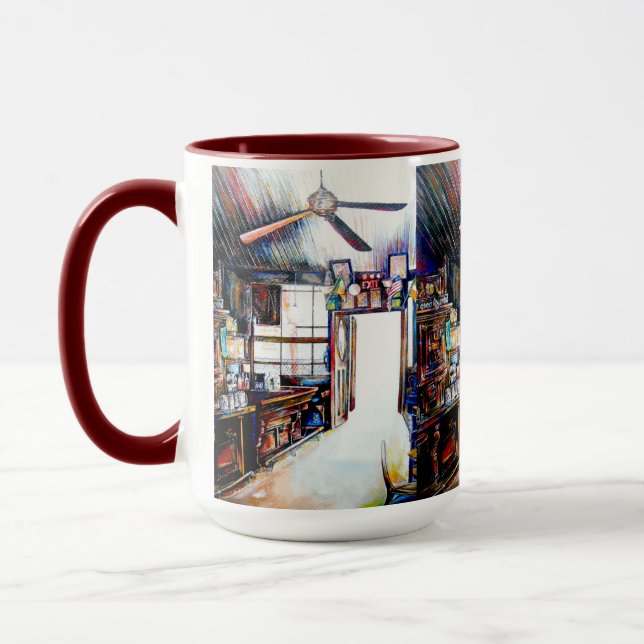 Love is Not a Wall, It's a Bridge Mug (Left)