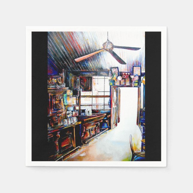 Love is Not a Wall, It's a Bridge Napkins (Front)