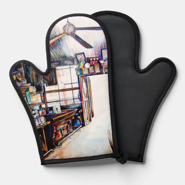 Love is not a Wall, It's a Bridge Oven Mitt (Front/Back)