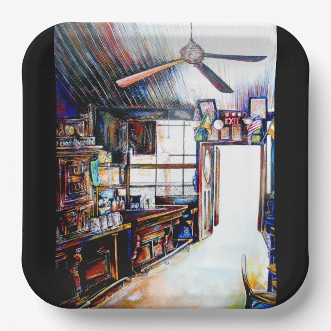 Love is Not a Wall, It's a Bridge Paper Plates (Front)