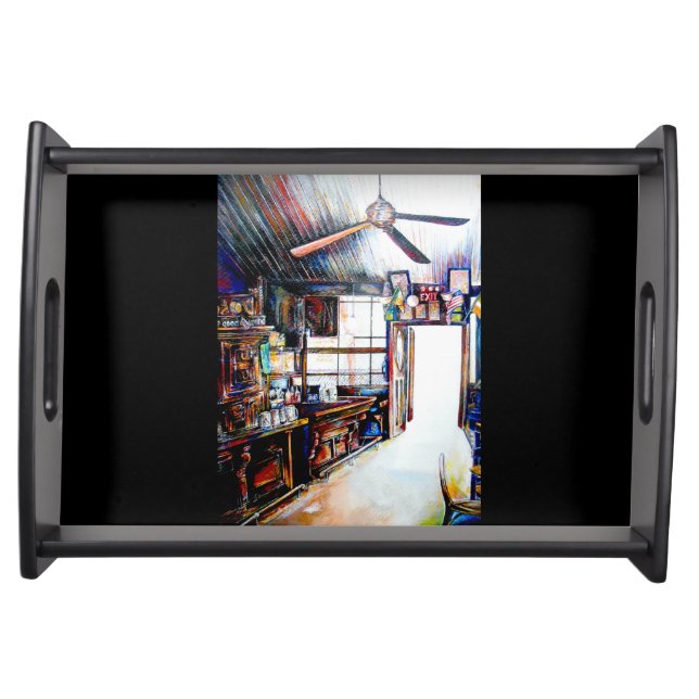 Love is Not a Wall, It's a Bridge Serving Tray (Front)