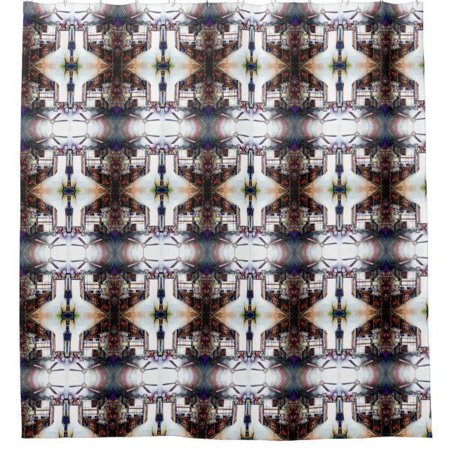 Love is Not a Wall, It's a Bridge Shower Curtain (Front)