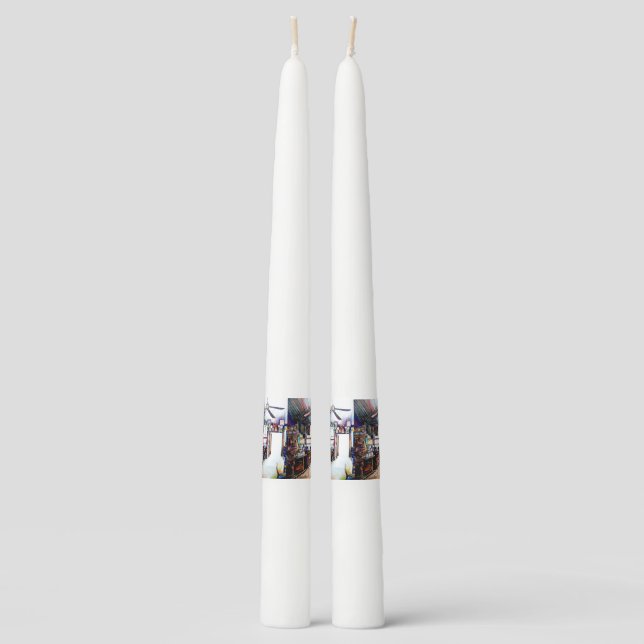 Love is Not a Wall, It's a Bridge Taper Candle (Front)