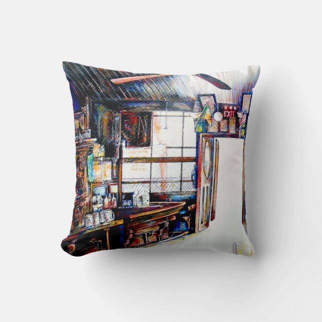 Love is Not a Wall, It's a Bridge Throw Pillow (Front)