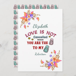 Love Is Not Canceled My Pepper Your Salt Custom Card