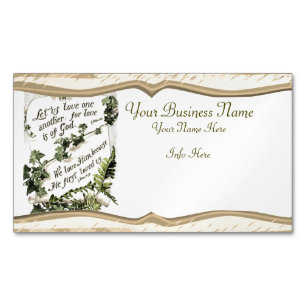 Love Is Of God Business Card Magnet