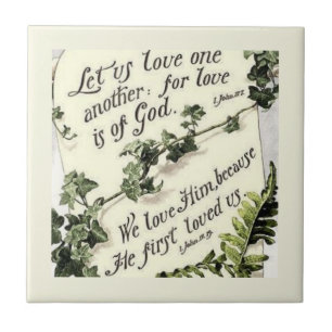 Love Is Of God Ceramic Tile