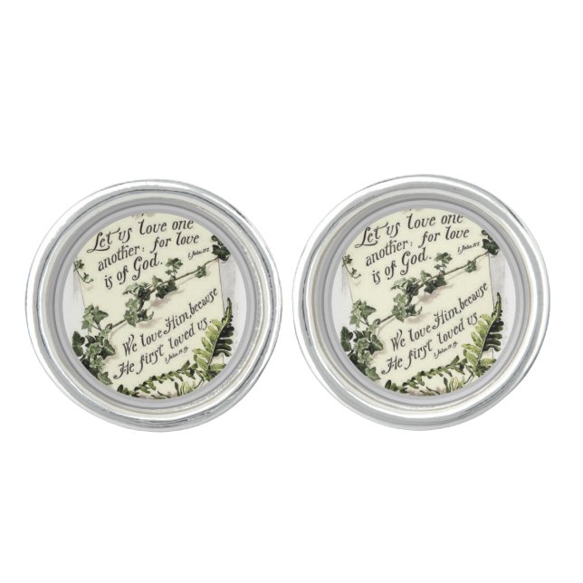 Love Is Of God Cufflinks (Front)