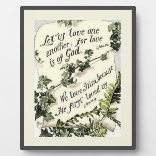 Love Is Of God Plaque