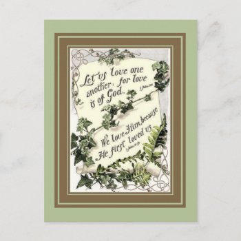 Love Is Of God Postcard by justcrosses at Zazzle