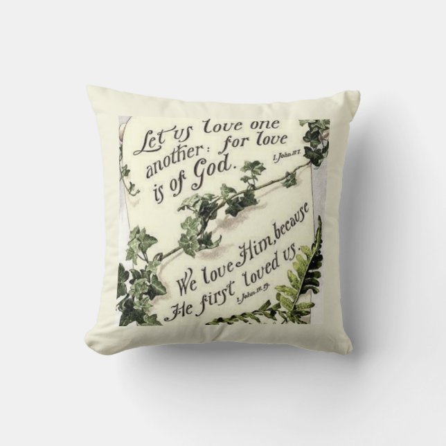 Love Is Of God Throw Pillow (Front)