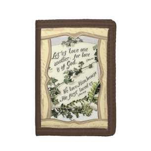 Love Is Of God Trifold Wallet