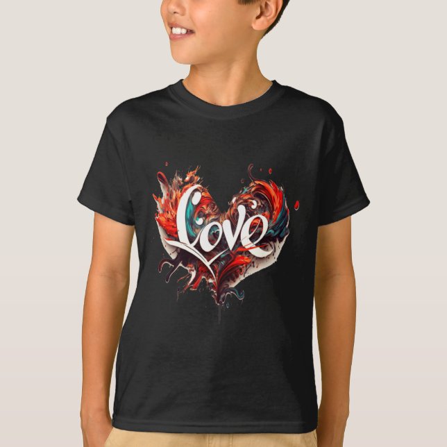Love Is On Valentines Day  T-Shirt (Front)