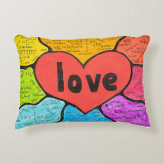 Love is Our Language Accent Pillow