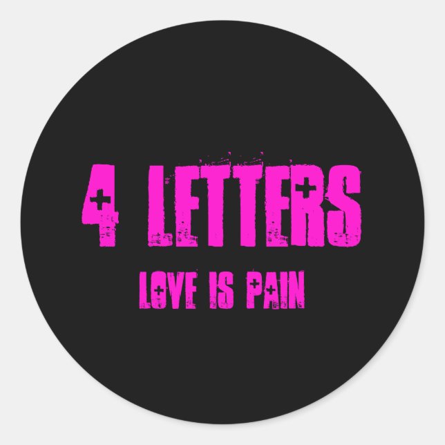 Love is Pain Sticker (Front)