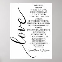 Love is patient 1 Corinthians 13  personalized