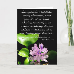 Love is patient.... card