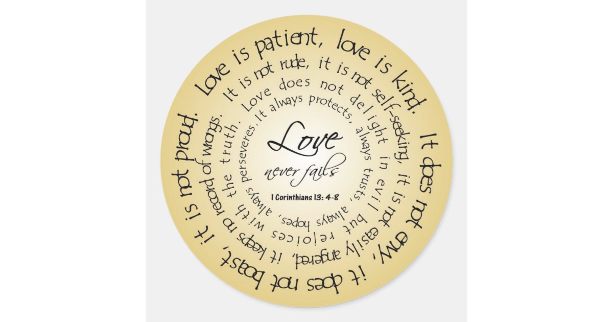 love_is_patient_circular_text_wedding_sticker r9ef9fb869e8f41ec9e18e8a314f82e7b_v9wth_8byvr_630