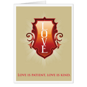 Love is Patient...Giant Valentine's Day Card
