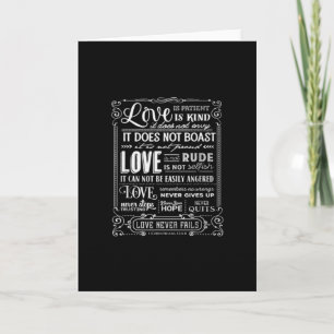 Love Is Patient Kind Love Never Fails Valentine De Card