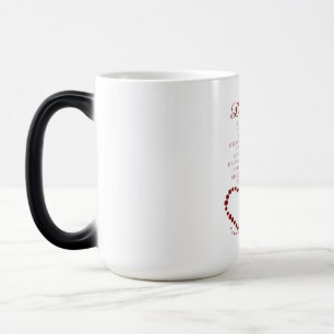 Love is patient love is kind 1 Corinthians 13: 4-7 Color Morph Mug