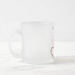 Love is patient love is kind 1 Corinthians 13: 4-7 Frosted Glass Coffee Mug