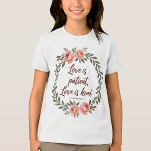 Love Is Patient, Love Is Kind Bible Tee