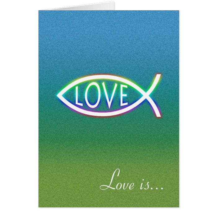 Love is patient, love is kind.  Card  Template