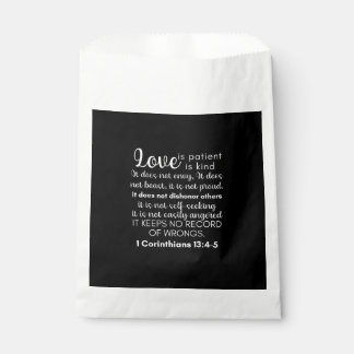 Love Is Patient Love Is Kind Corinthians Christian Favor Bag