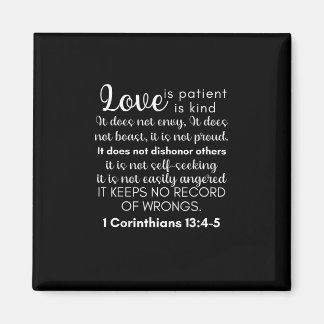 Love Is Patient Love Is Kind Corinthians Christian Magnet
