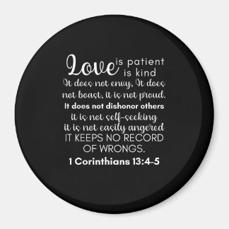 Love Is Patient Love Is Kind Corinthians Christian Magnet