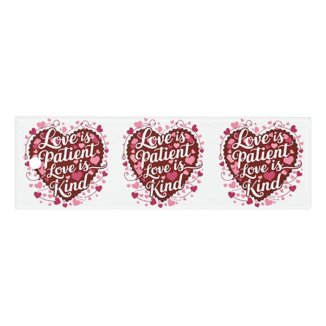 love is patient love is kind iphone cases design ruler (Front)