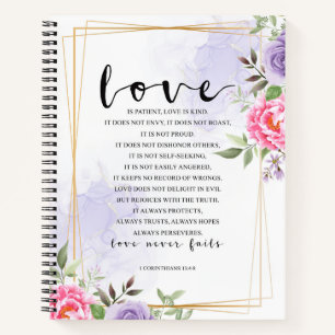 Love is patient, Love is kind Notebook