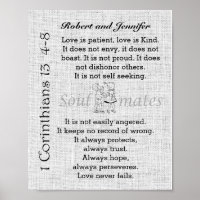 Love is patient, Love is kind Personalized Option