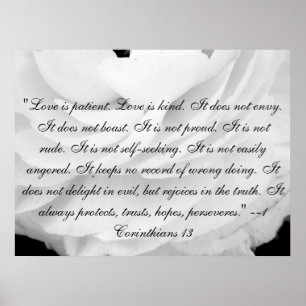 Love is patient. Love is kind. Poster