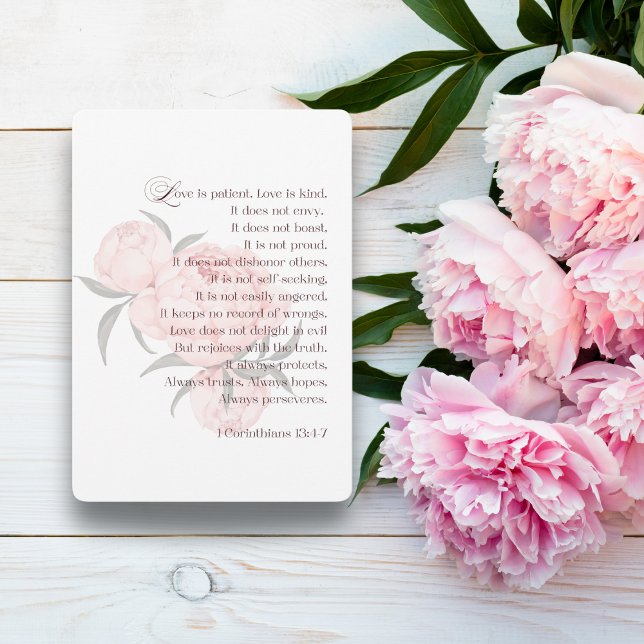 Love Is Patient – Save the Date Invitation (Love is patient Save the Date Invitation)
