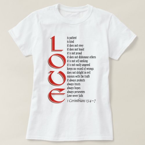 LOVE IS PATIENT T_Shirt