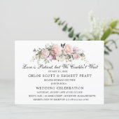 Love is Patient Wedding Announcement Invitation (Standing Front)