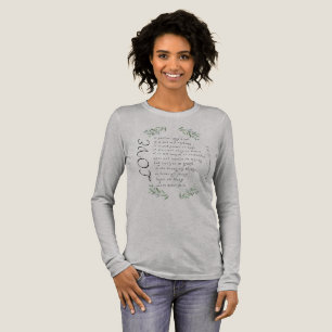 Love is patient women's T-Shirt Tri-Blend Shirt