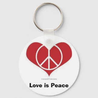 Love is Peace! Key Chain