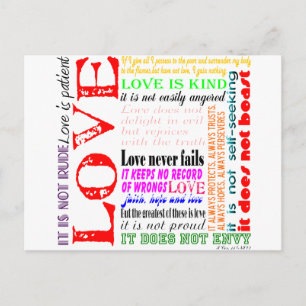 Love is... postcard