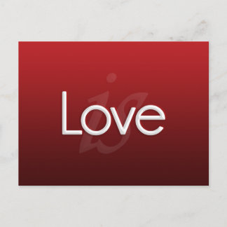 Love Is Postcard
