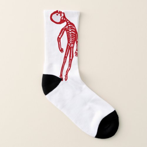 Love is Real Skeleton  Socks