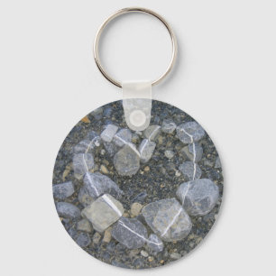 Love is Rock Solid Keychain