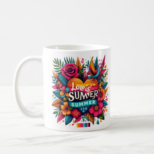 love is summer design Mug