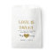 Love Is Sweet Black and Gold Wedding Bags